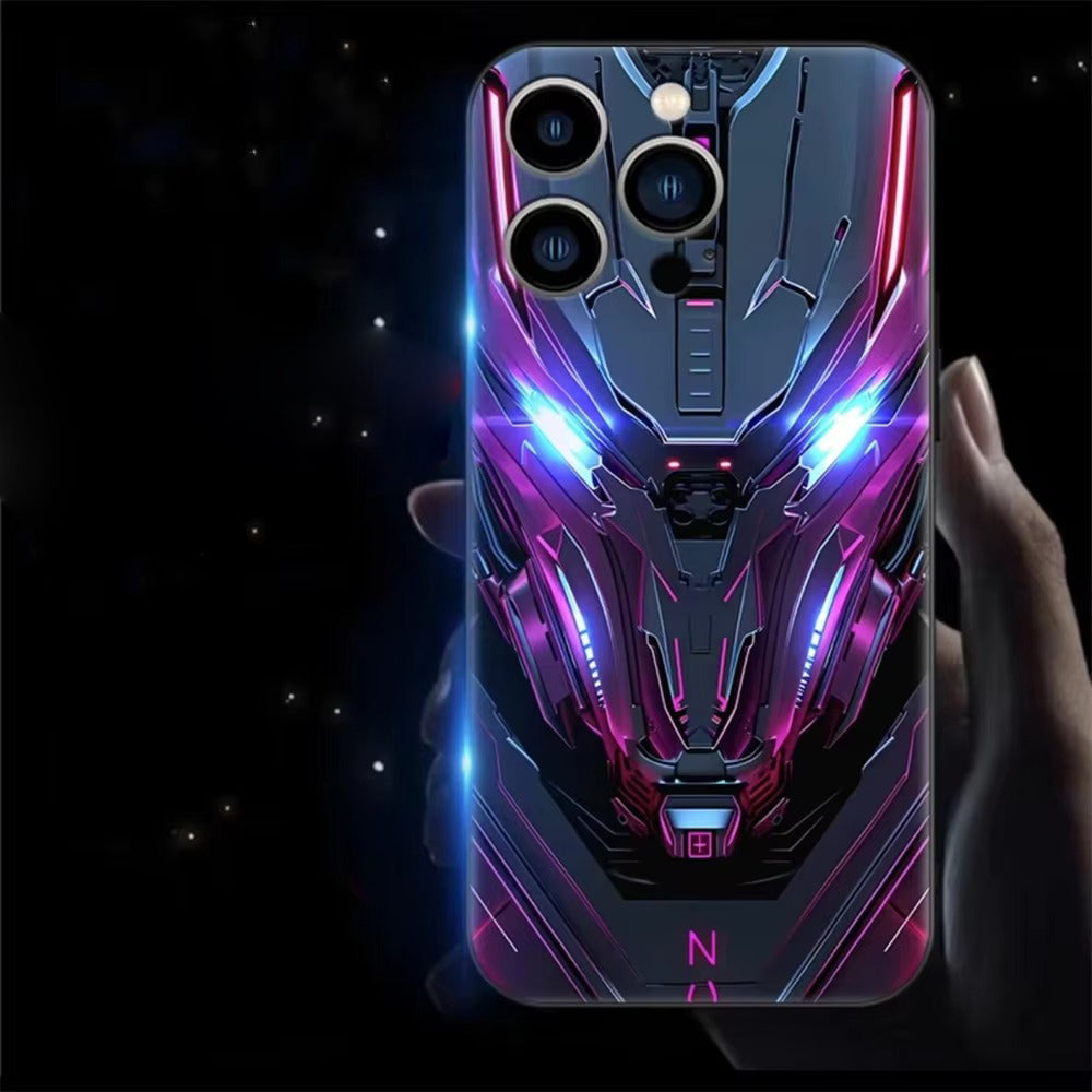 Premium Apple iPhone Case, MagSafe Compatible, Camera Lens and Screen Protection, Ultra Thin, Shockproof, Magnetic, Full All Around Protection, LED Glowing Armor Cover