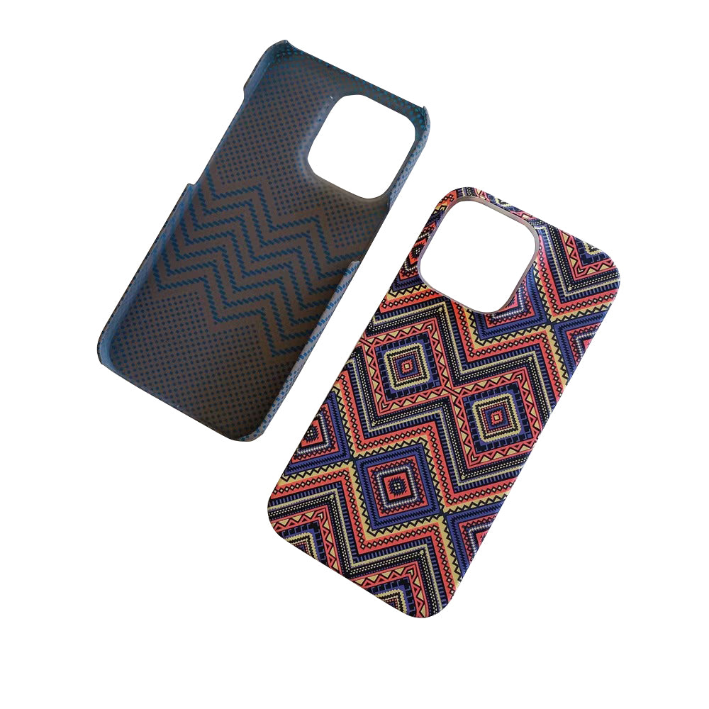 High Quality Apple iPhone Case, MagSafe Compatible, Camera Lens & Screen Protection, Ultra Thin, Shockproof, Magnetic Full All Around Cover – Business Carbon Fiber Pattern Case with Frameless Hard Armor Plastic Design