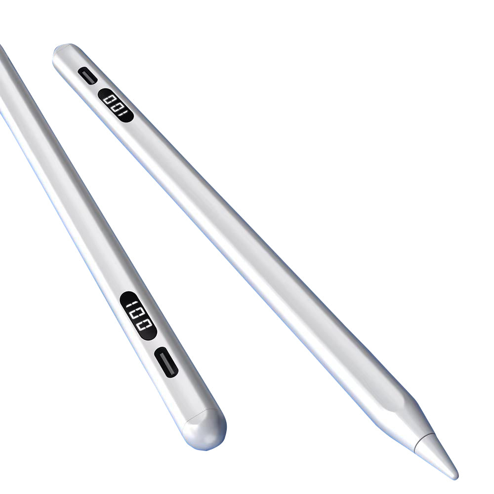 High Precision Stylus Pen for iPhone & iPad – Rechargeable Pencil with Power Display, and Navigation on Apple Devices