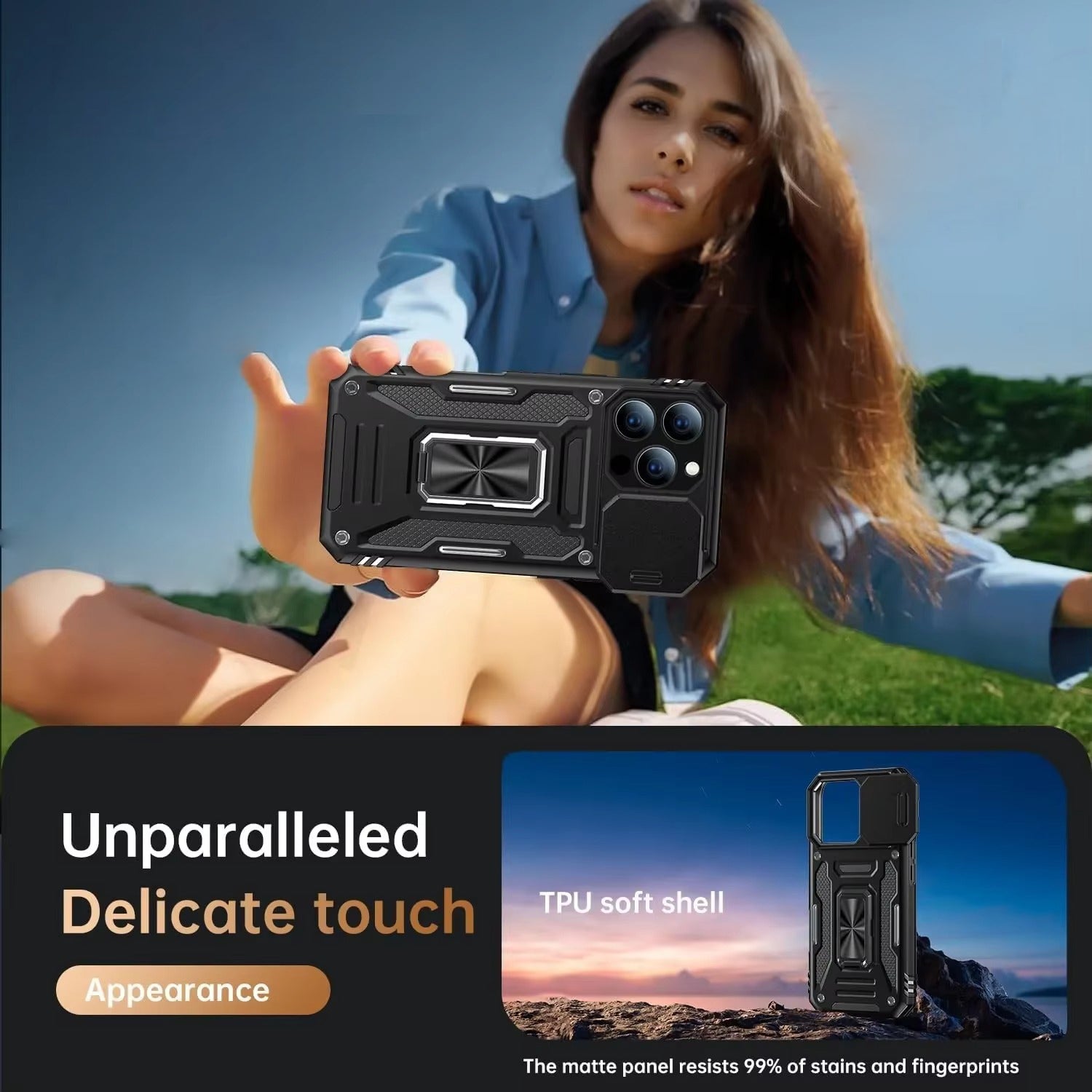 Premium Apple iPhone Case, Camera Protection, Screen Protection, Ultra Thin, Shockproof, Magnetic, Full All Around Protection