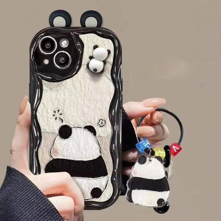 Luxury Apple iPhone Case, MagSafe Compatible, Camera Lens and Screen Protection, Ultra Thin, Shockproof, Magnetic, Full All Around Protection, 3D Animal Keychain Cover