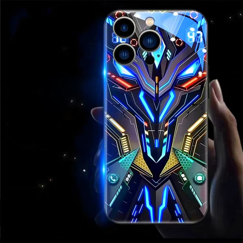 Premium Apple iPhone Case, MagSafe Compatible, Camera Lens and Screen Protection, Ultra Thin, Shockproof, Magnetic, Full All Around Protection, LED Glowing Armor Cover