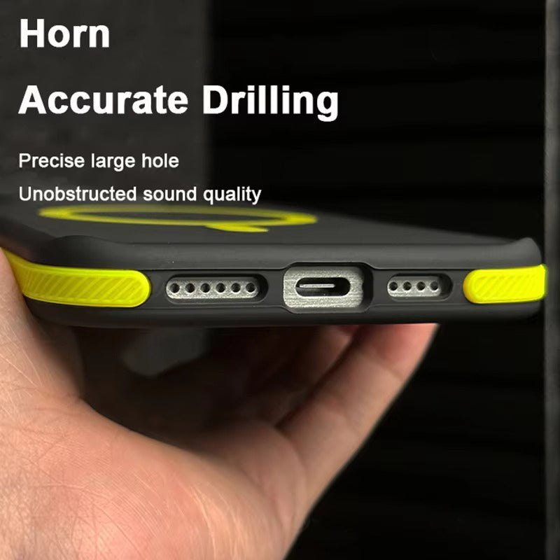 Premium Apple iPhone Case, MagSafe Compatible, Camera Lens & Screen Protection, Ultra Thin, Shockproof, Magnetic Full All Around Cover – Bicolor Matte Frosted Magnetic Case with Translucent Hard Bumper Design