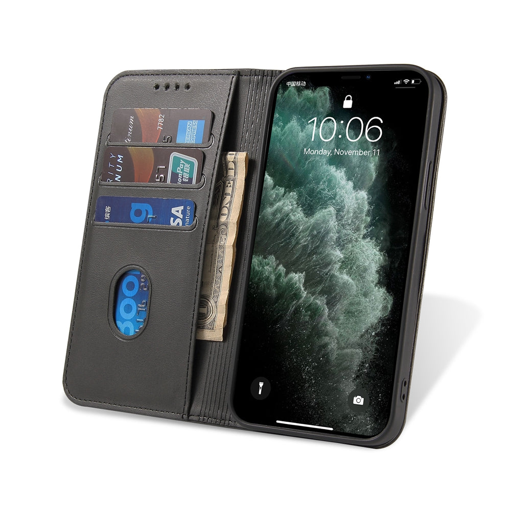 Luxury Magnetic Leather Flip iPhone Case – Premium Wallet Cover with Card Slots, and Magnetic Closure for iPhone Models