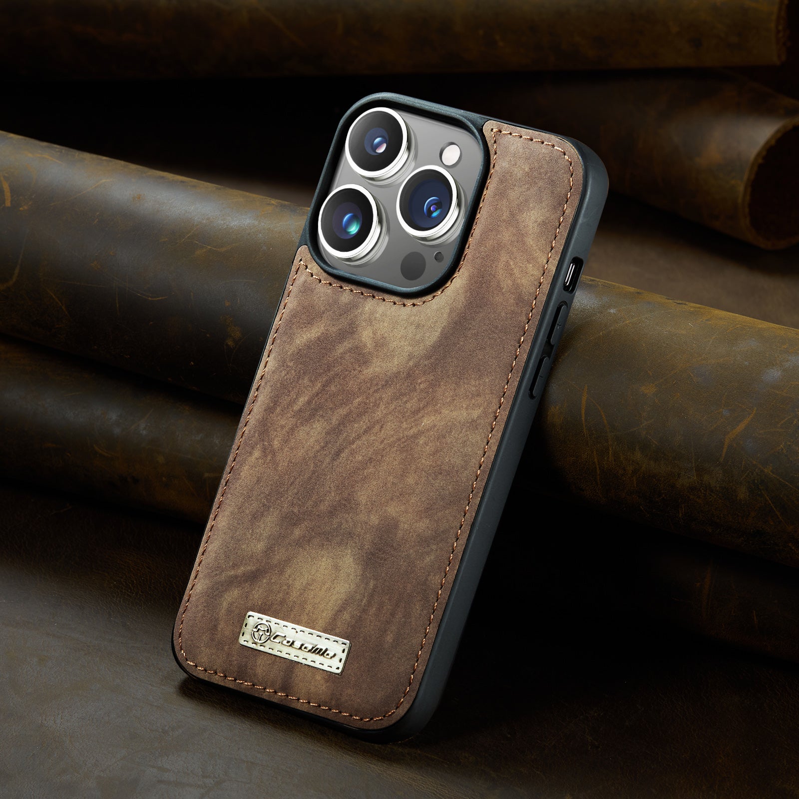 Luxury Detachable Leather Wallet iPhone Case – Multi-Function Zipper Flip Cover, Card Holder, Shockproof Protection, Magnetic Closure for iPhone