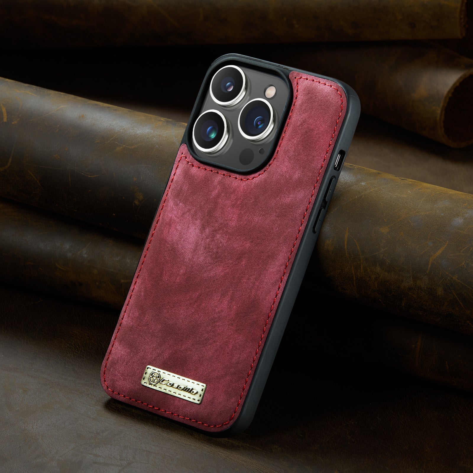 Luxury Detachable Leather Wallet iPhone Case – Multi-Function Zipper Flip Cover, Card Holder, Shockproof Protection, Magnetic Closure for iPhone