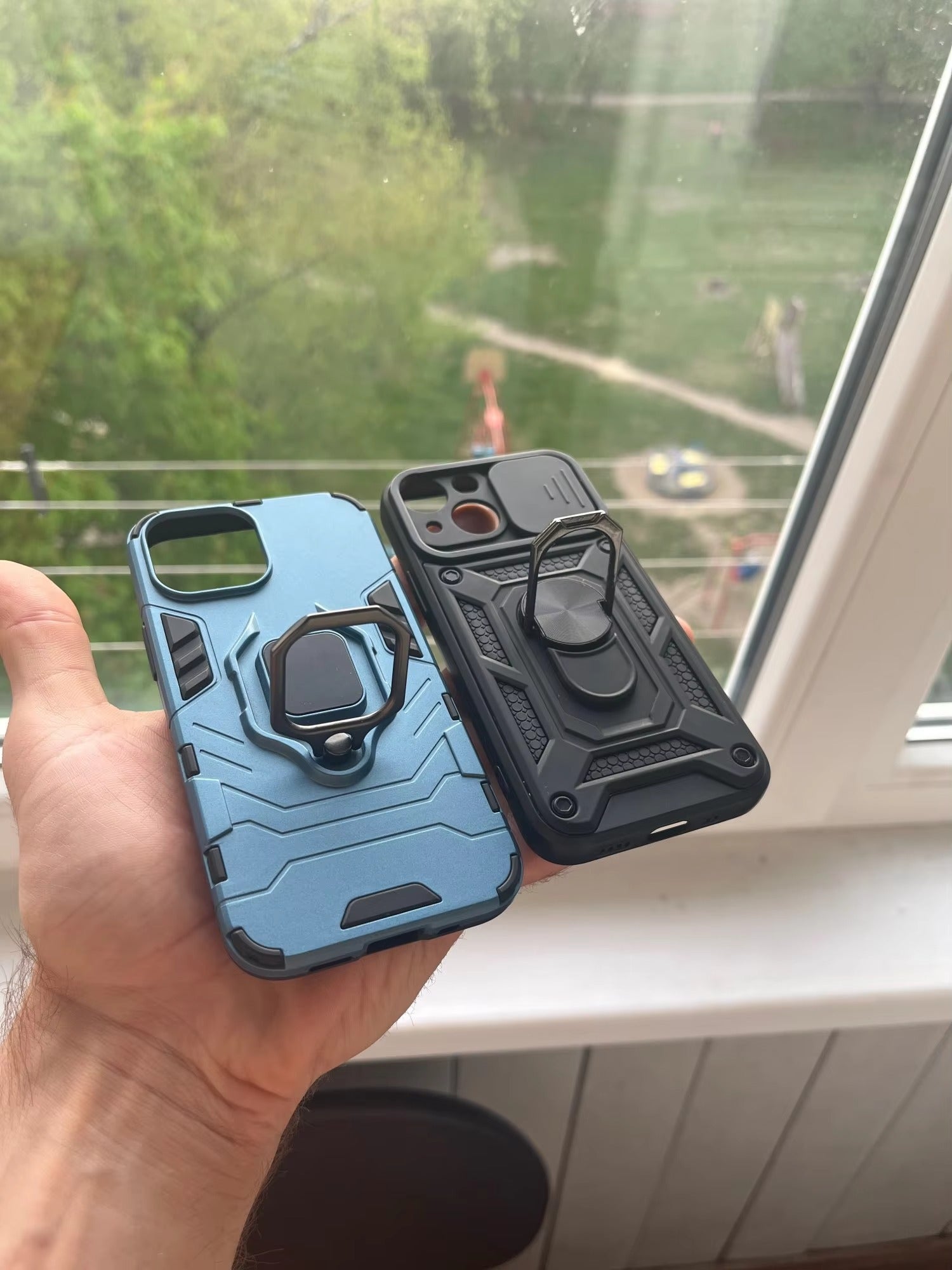 Robust Apple iPhone Case, MagSafe Compatible, Camera Lens and Screen Protection, Ultra Thin, Shockproof, Magnetic, Full All Around Protection, Armor Ring Stand Cover