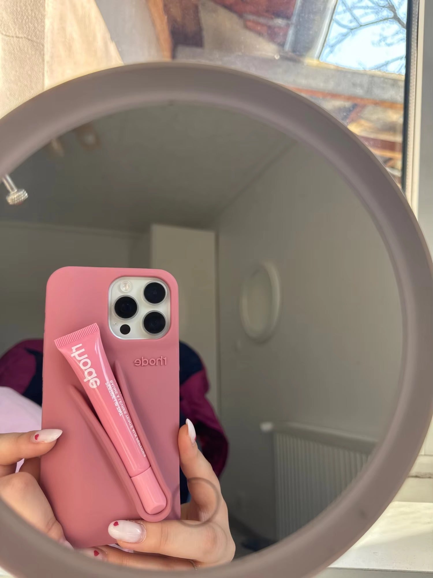 Premium Apple iPhone Case, MagSafe Compatible, Camera Lens and Screen Protection, Ultra Thin, Shockproof, Magnetic, Full All Around Protection, Lip Gloss Holder Cover