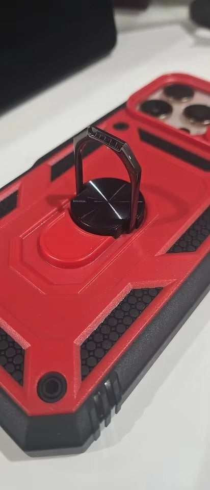 Robust Apple iPhone Case, MagSafe Compatible, Camera Lens and Screen Protection, Ultra Thin, Shockproof, Magnetic, Full All Around Protection, Slide Rotating Armor Cover