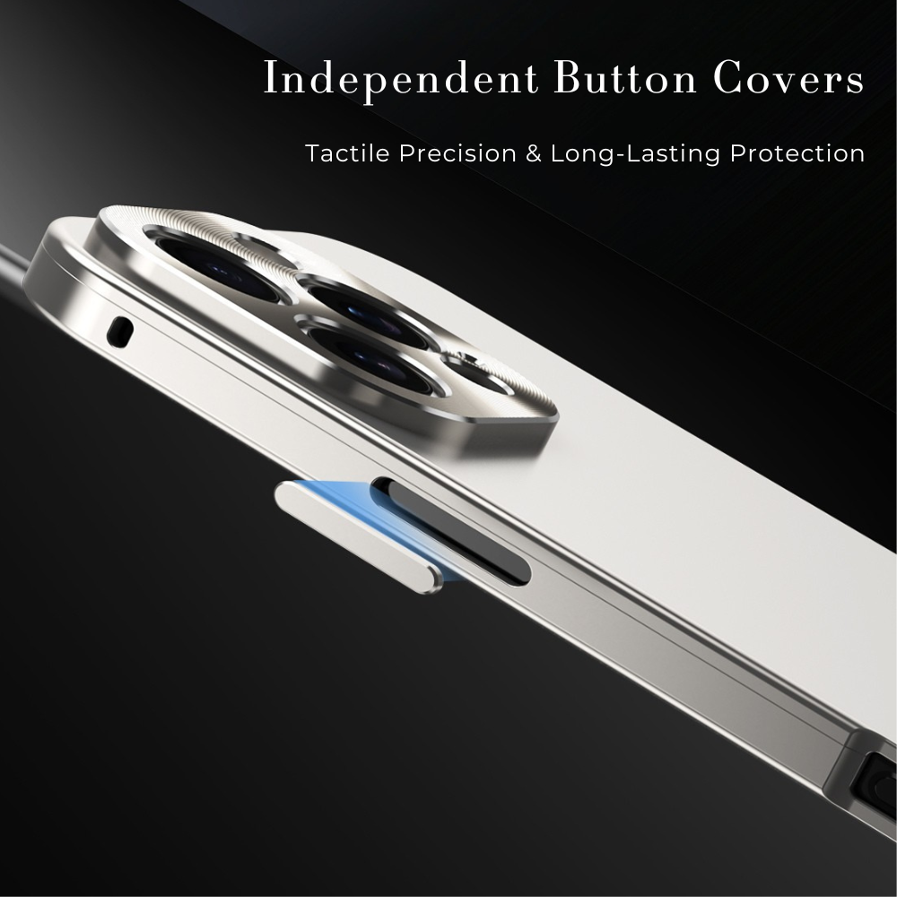 Luxury Shockproof Magnetic Phone Case - Slim Aluminum Frame with Full Lens Protection, Wireless Charging Compatible