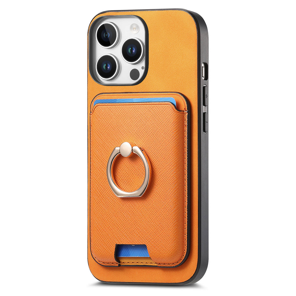 Luxury Detachable Magnetic Wallet iPhone Case – Card Holder, Ring Stand, Shockproof Protection for Secure and Convenient Use