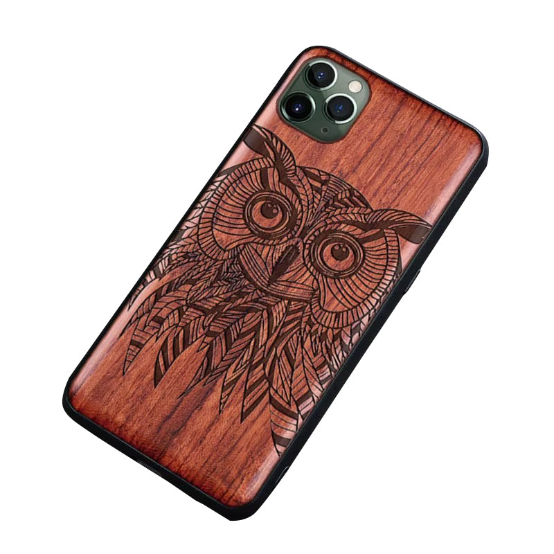 Premium Apple iPhone Case, MagSafe Compatible, Camera Lens Protection, Screen Protection, Ultra Thin, Real Wood Cover