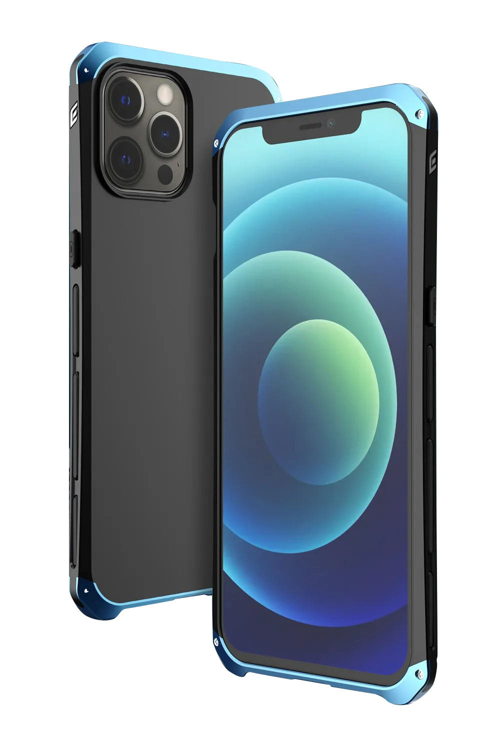 Robust Apple iPhone Case, MagSafe Compatible, Camera Lens & Screen Protection, Ultra Thin, Shockproof, Magnetic Full All Around Cover – Metal Armor Case with Aluminum + PC Shell for Rugged Full-Body Protection