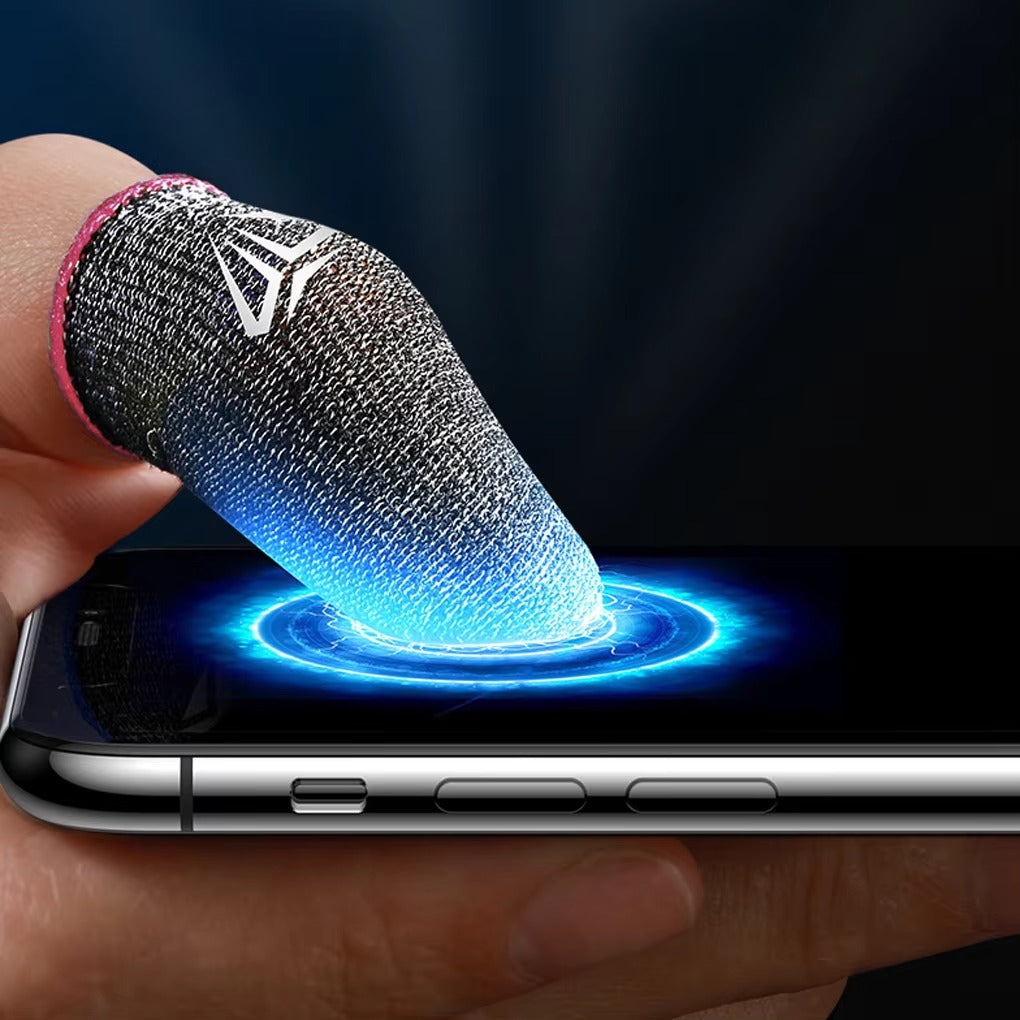 High Quality Gaming Finger Sleeves for iPhone – 10-Pack Breathable Anti-Slip Touchscreen Thumb Gloves for Mobile Gamers