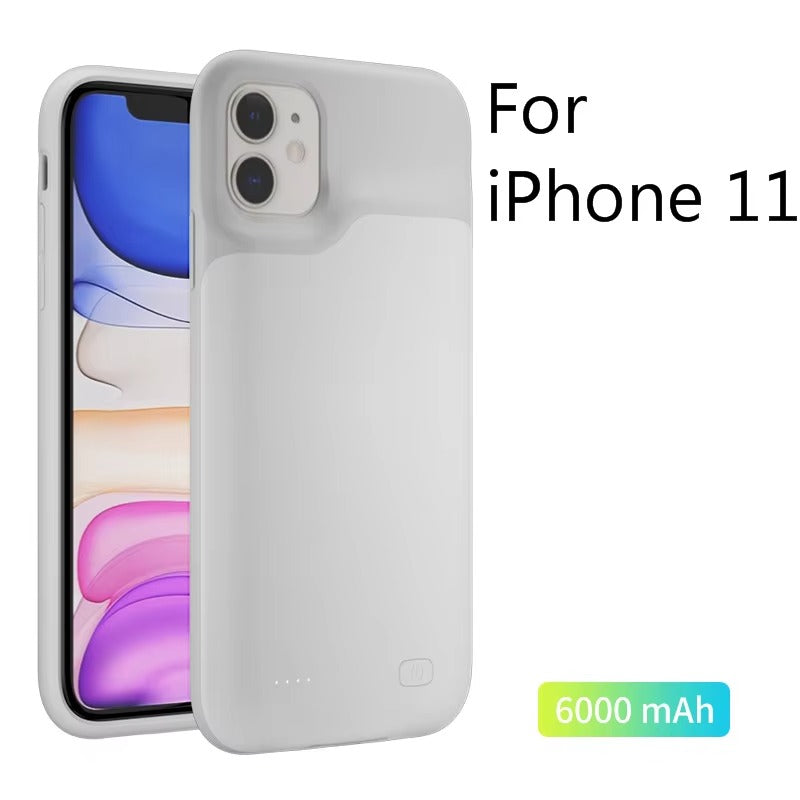 Robust Apple iPhone Case MagSafe Compatible, Camera Lens & Screen Protection, Ultra Thin Shockproof Magnetic Full All Around Protection Cover with External Battery Power Bank