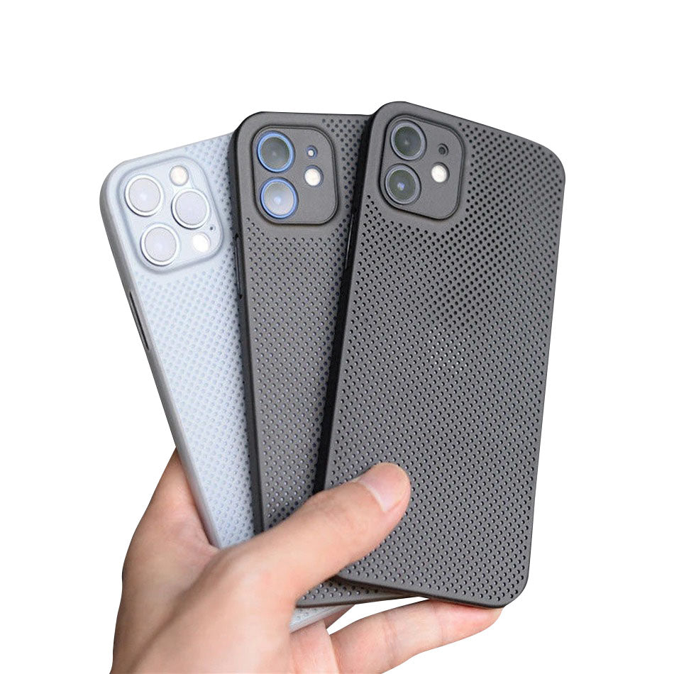 High Quality Apple iPhone Case, MagSafe Compatible, Camera Lens & Screen Protection, Ultra Thin, Shockproof, Magnetic Full All Around Cover – Breathable Cooling Case with Heat Dissipation & Plain Color PP Design