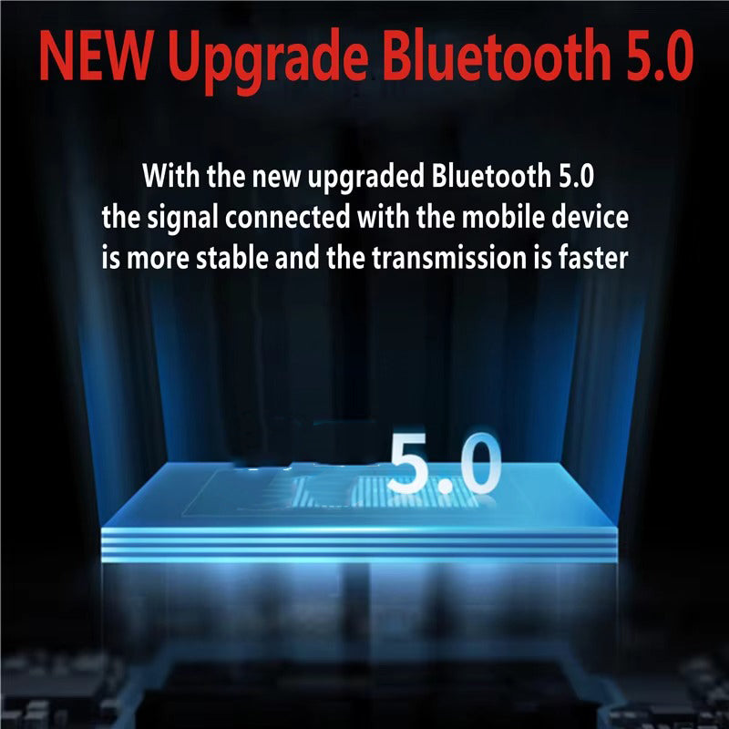 High Quality Wireless Bluetooth Headset with Mic – Over-Ear Hook Design, 40H Battery Life, Meetings, and iPhone Use