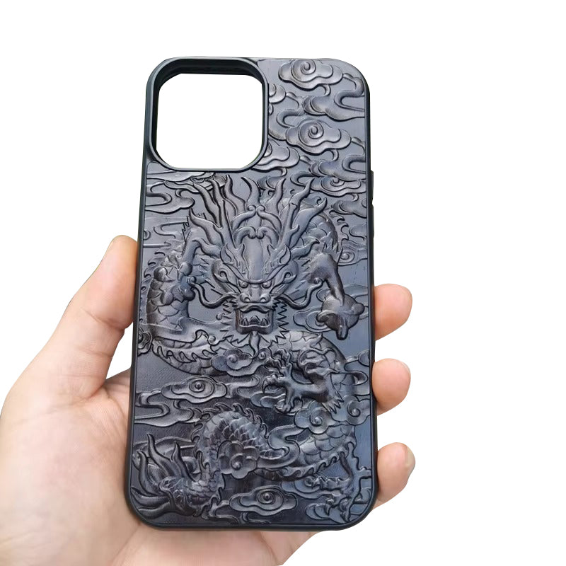 Luxury Apple iPhone Case, MagSafe Compatible, Camera Lens Protection, Screen Protection, Ultra Thin, Shockproof, Magnetic, Full All Around Protection, 3D Carved Wood Cover