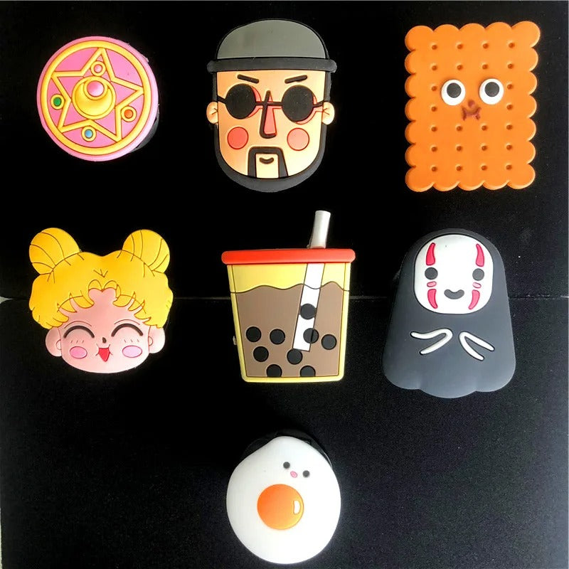 Cute Cartoon Mouse Phone Ring Holder – Rotatable Silicone Finger Grip Stand for Smartphones, Foldable Socket Kickstand, Universal Lazy Bracket Mount