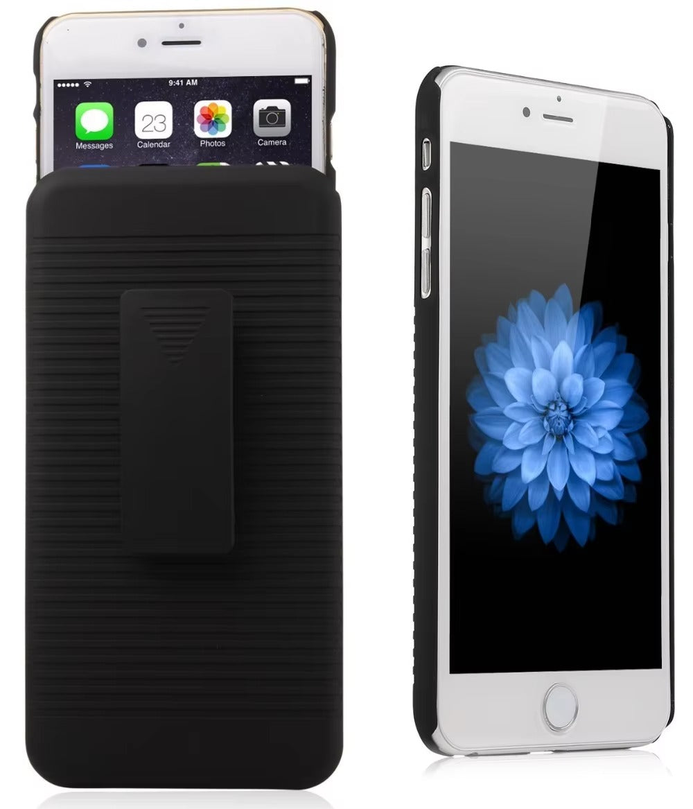 Robust Apple iPhone Case, MagSafe Compatible, Camera Lens & Screen Protection, Ultra Thin, Shockproof, Magnetic Full All Around Cover – Hybrid Defender Holster Case with Belt Clip for Rugged Daily Protection