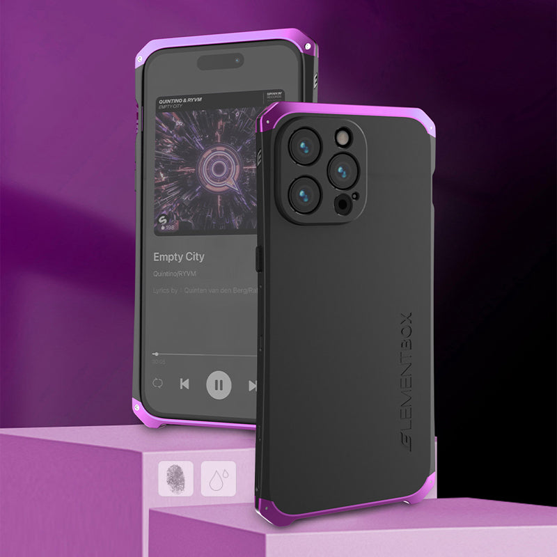 Luxury Aluminum Metal iPhone Case Shockproof Silica Gel Back Cover Anti-Collision Strip Durable Protection for iPhone Models