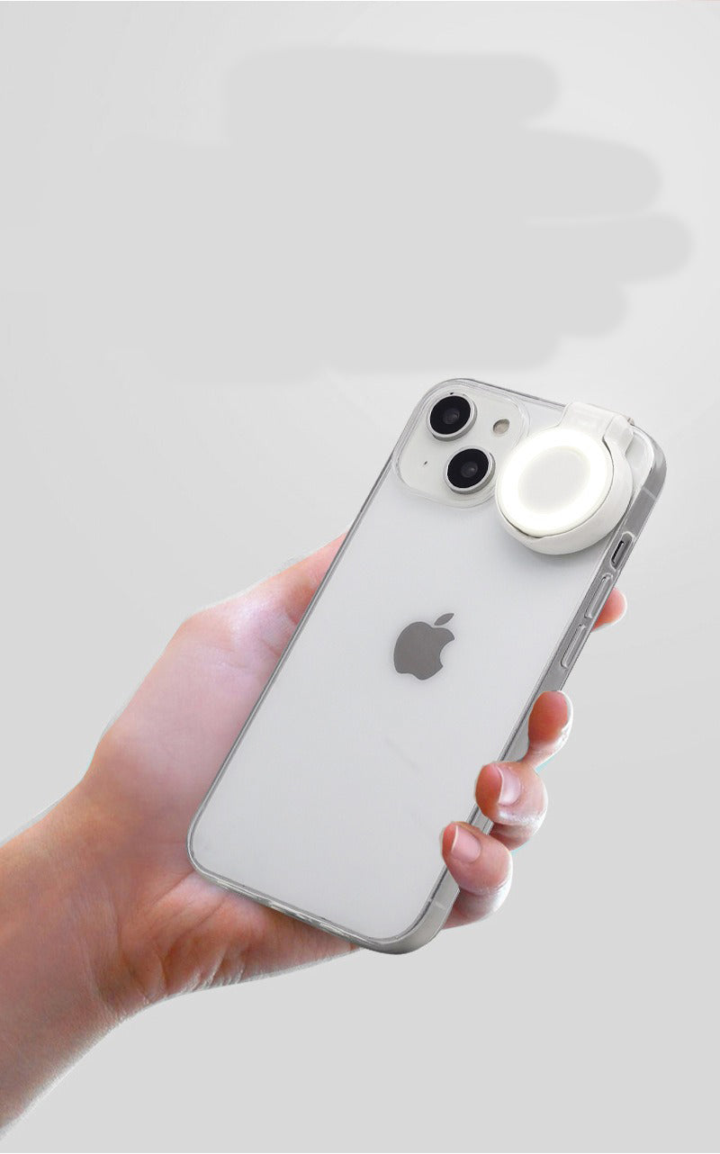 Premium Apple iPhone Case, MagSafe Compatible, Camera Lens and Screen Protection, Ultra Thin, Shockproof, Magnetic, Full All Around Protection, Selfie Ring Light Cover