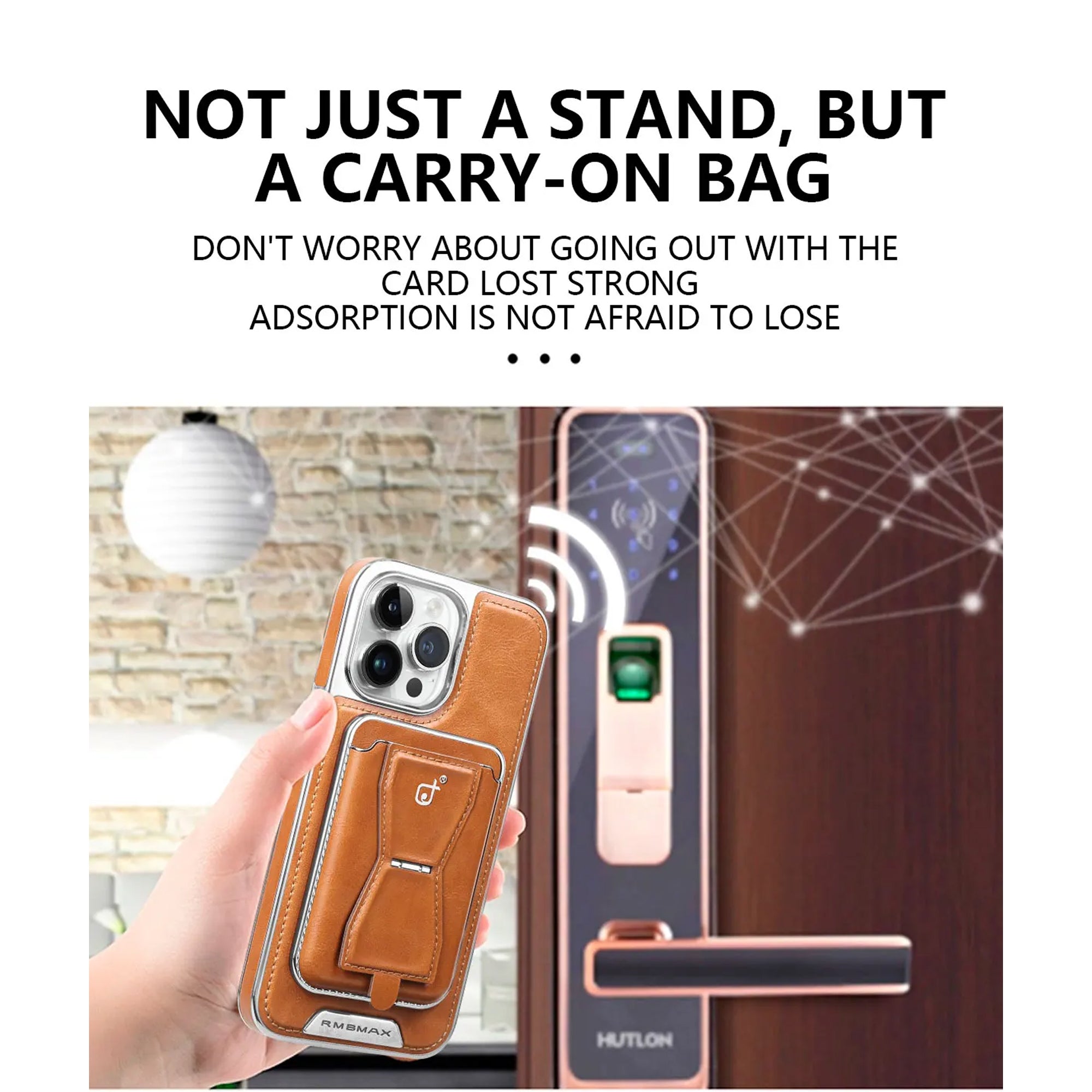 Luxury Leather Wallet Stand iPhone Case – Card Holder, Premium Protection, Durable Flip Cover, and Stylish Design for iPhone Models