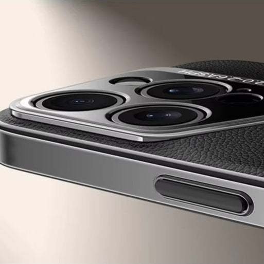 Premium Luxury iPhone Case – Electroplated Leather, Ultra-Thin, Shockproof Hard Protection Durable Cover | Case for iPhone