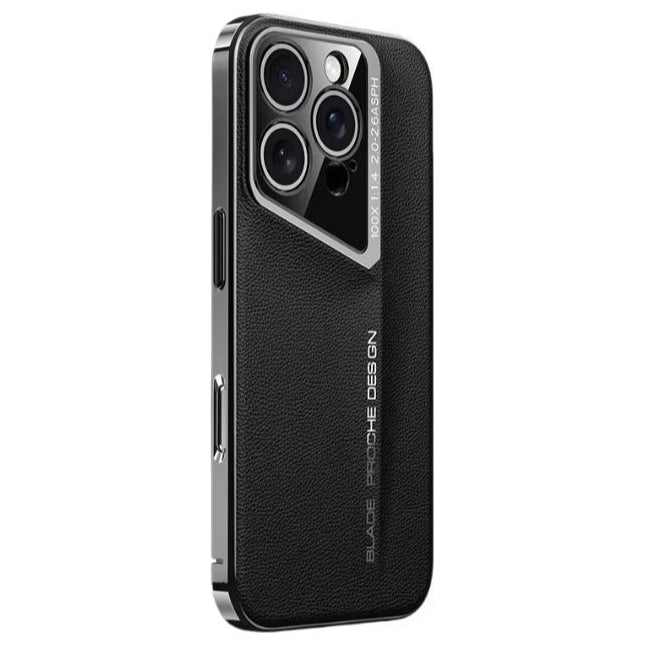 Premium Luxury iPhone Case – Electroplated Leather, Ultra-Thin, Shockproof Hard Protection Durable Cover | Case for iPhone