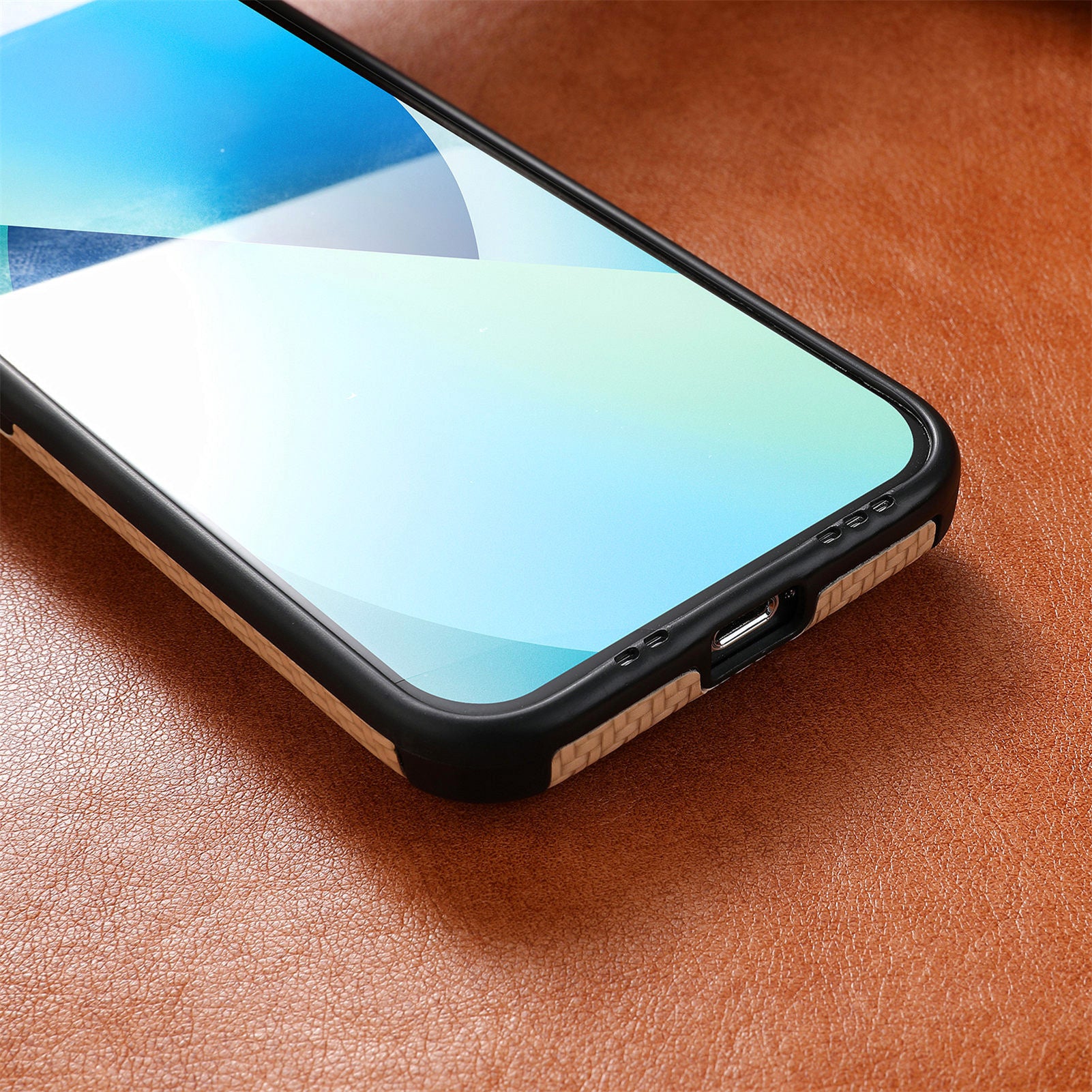 Carbon Fiber Wallet Flip iPhone Case – Premium Leather, Card Holder, Shockproof Protection Sleek & Durable Design for iPhone