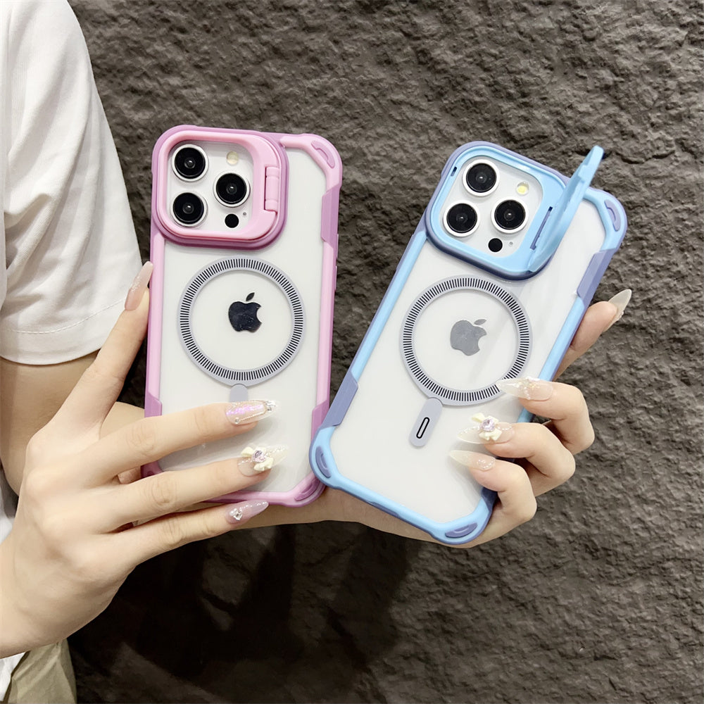 Luxury Armor iPhone Case- Transparent MagSafe Cover, Wireless Charging Compatible Durable & Protective Design Case for iPhone