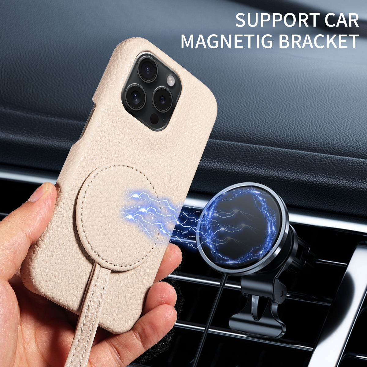 Premium High-Quality Magnetic Wallet iPhone Case – Detachable Design, Lashing Functionality, Stylish & Durable Protection