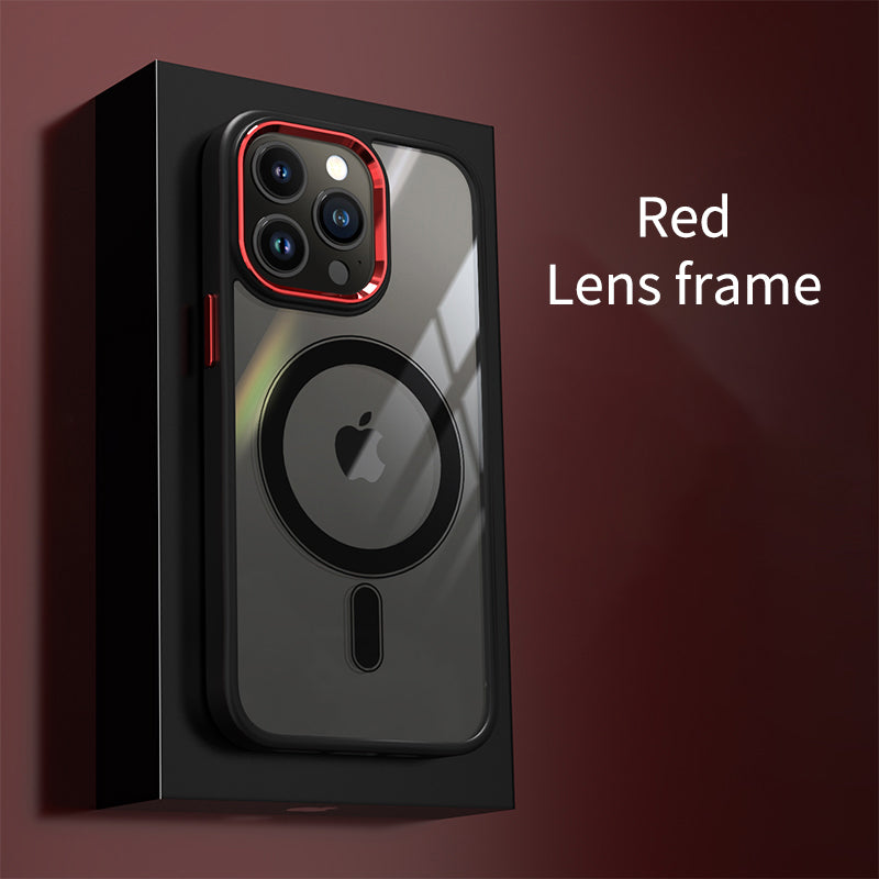 Luxury Clear MagSafe iPhone Case - Magnetic Wireless Charging, Shockproof Cover, Durable Transparent Design | Case for iPhone