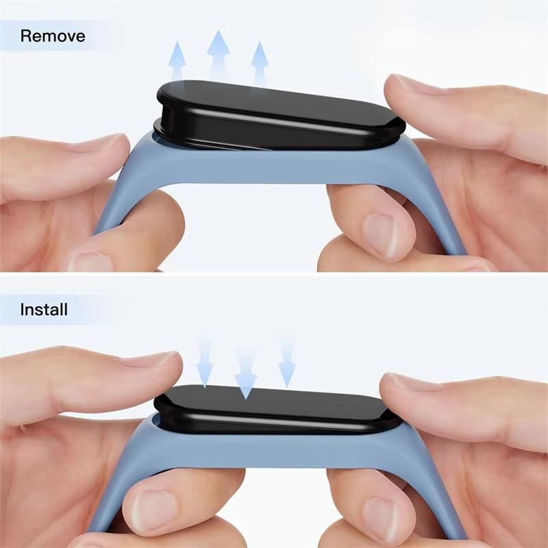 Comfort Fit Silicone Strap – Replacement Wristband for Smart Fitness Tracker 7 6 5 4 3, Adjustable Smartwatch Band, Skin-Friendly, Durable Accessory