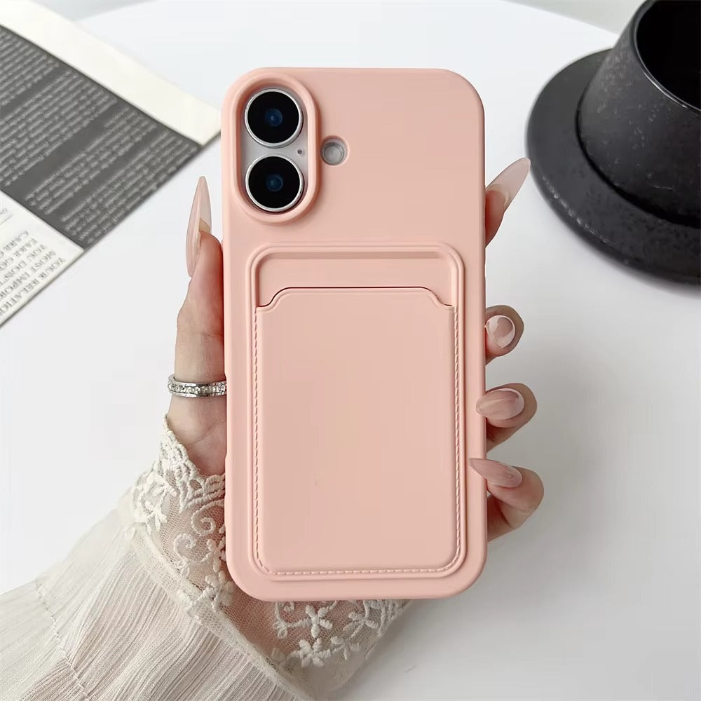 Premium Apple iPhone Case, MagSafe Compatible, Camera Lens and Screen Protection, Ultra Thin, Shockproof, Magnetic, Full All Around Protection, Frosted Card Pocket Cover