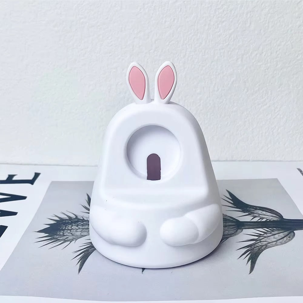 Premium Retro Charging Stand for Smartwatch – Desktop Silicone Dock Holder with Cable Slot, Nightstand Mode Compatible