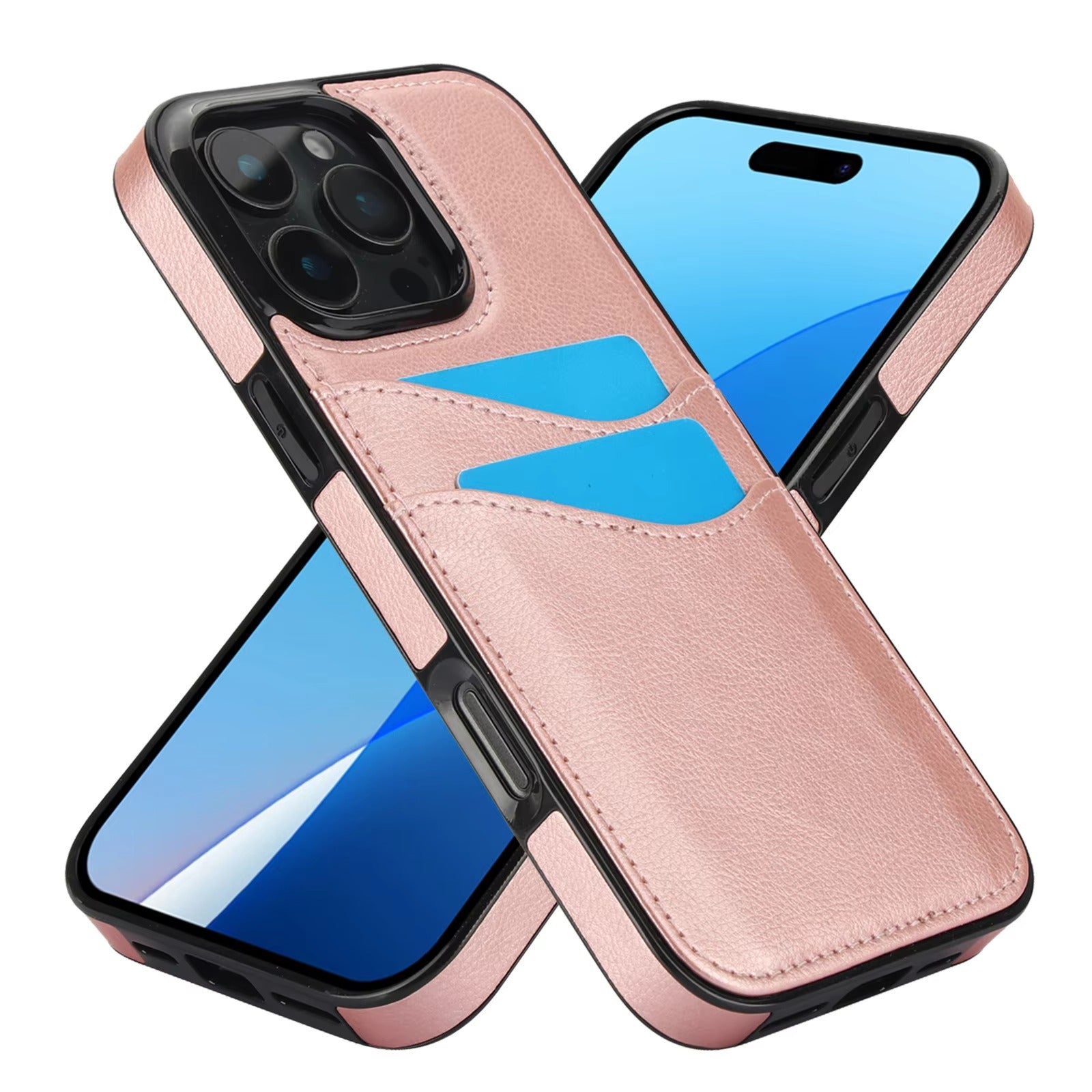 Premium Apple iPhone Case, MagSafe Compatible, Camera Lens and Screen Protection, Ultra Thin, Shockproof, Magnetic, Full All Around Protection, Leather Card Wallet Cover