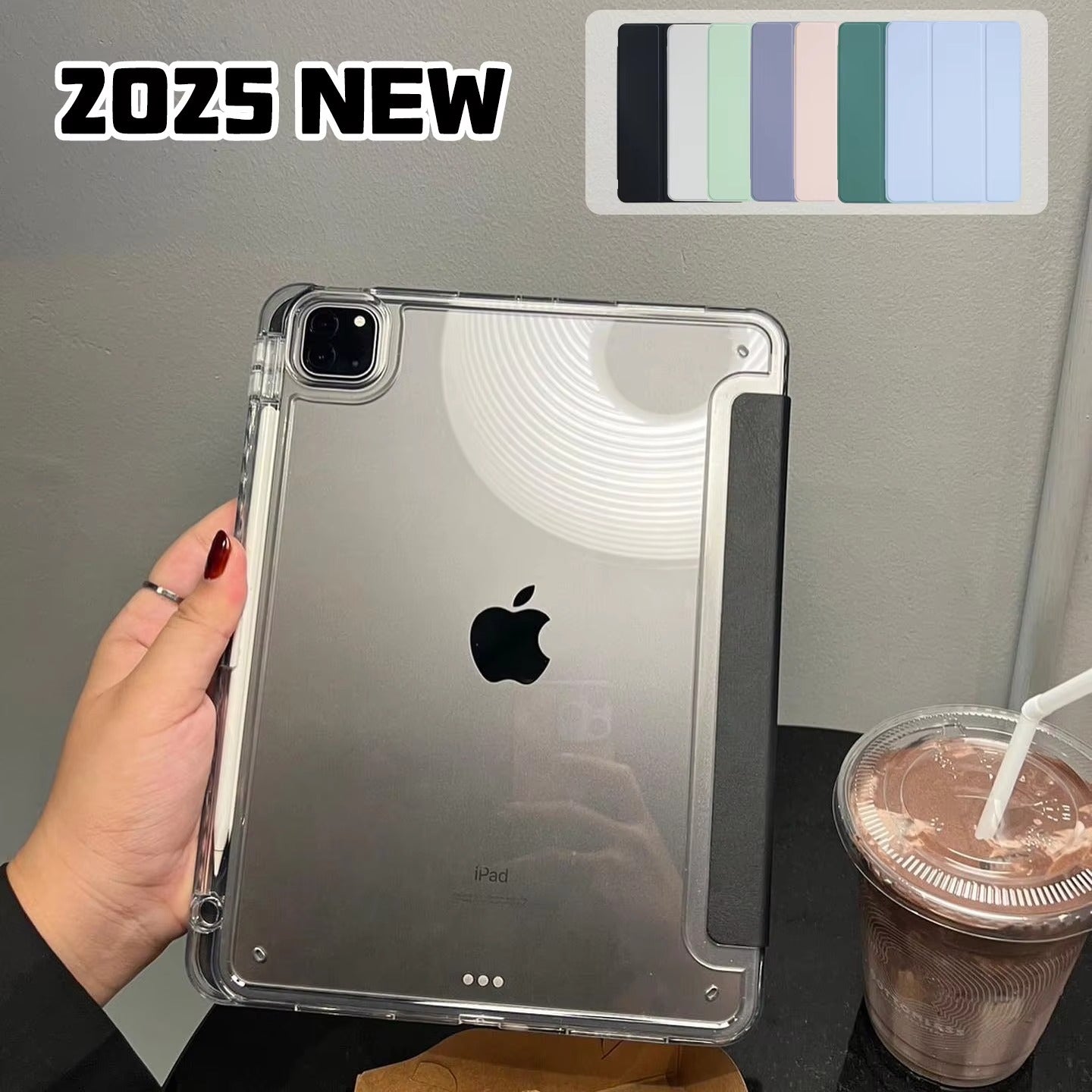 Premium iPad Case with Pencil Holder – Magnetic Protective Cover with Auto Sleep Fits 10.2", 11", 12.9", and 13" Tablet Sizes