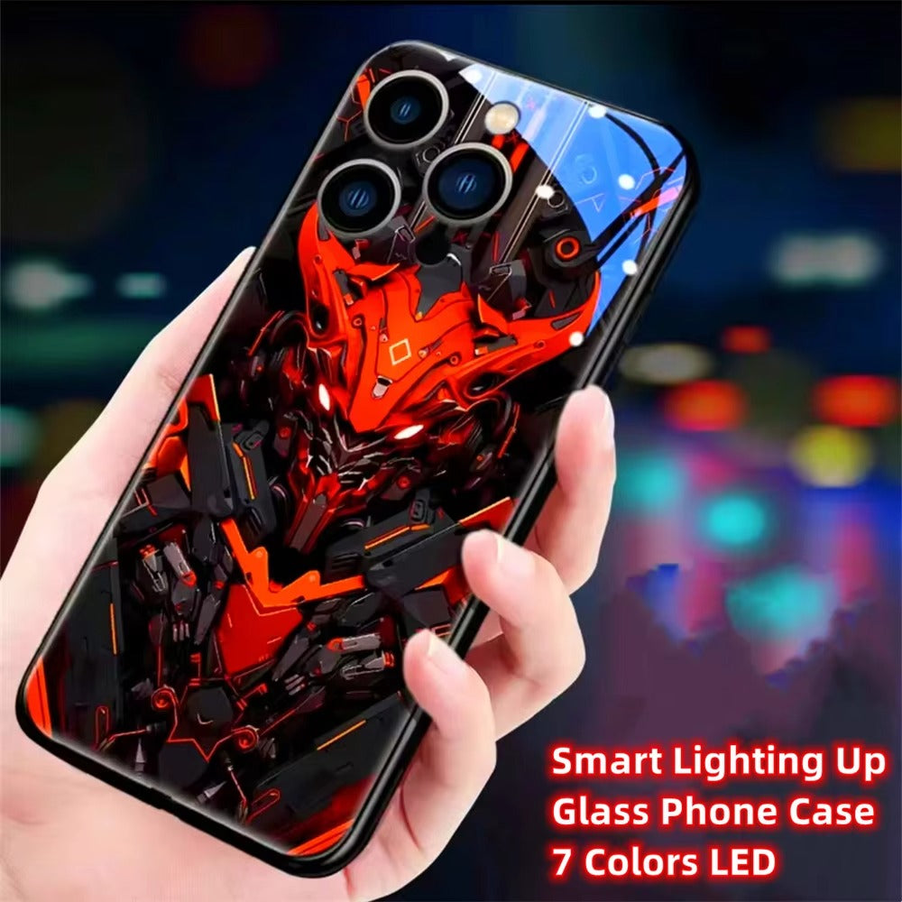 Premium Apple iPhone Case, MagSafe Compatible, Camera Lens and Screen Protection, Ultra Thin, Shockproof, Magnetic, Full All Around Protection, LED Glowing Armor Cover