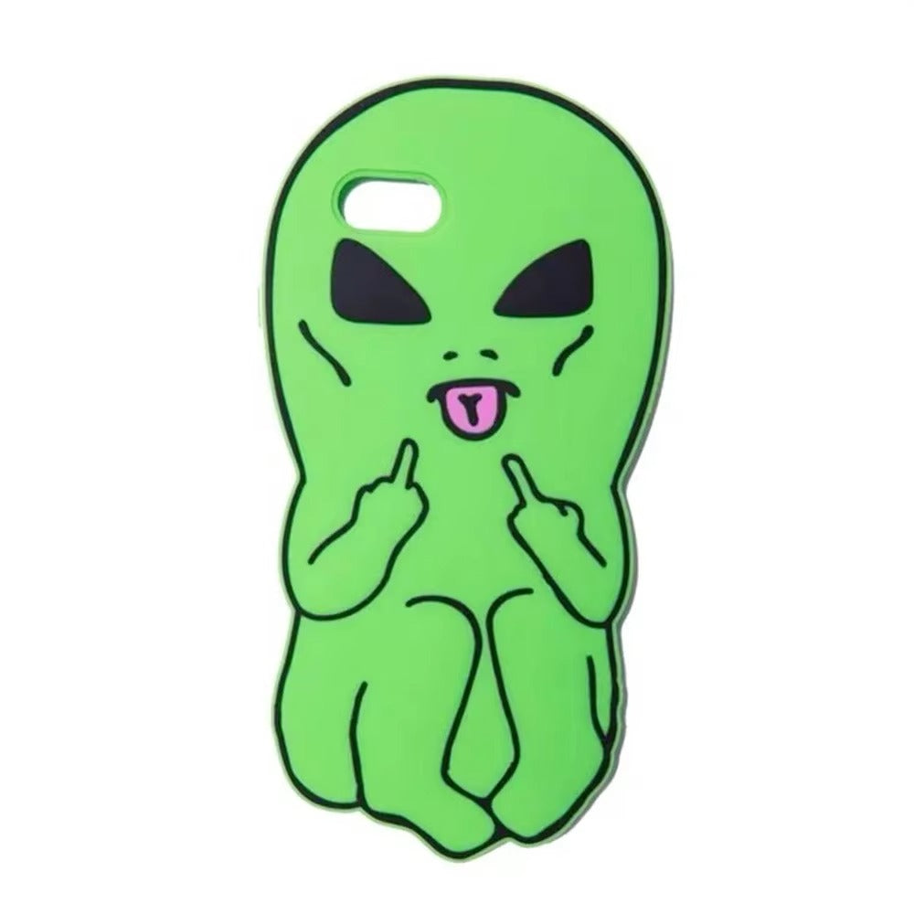 Premium Apple iPhone Case, MagSafe Compatible, Camera Lens and Screen Protection, Ultra Thin, Shockproof, Magnetic, Full All Around Protection, Alien Finger Soft Cover