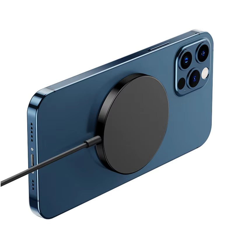 Premium, 30W Magnetic Wireless Charger Pad – Fast Charging Stand for MagSafe-Compatible iPhone, USB-A, PD Power Adapter,