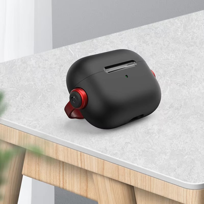 Premium Protective Case for AirPods Pro 2nd Gen with Lanyard, Creative Earphone Lock, Shockproof Headphone Cover for AirPods 3, Pro Series Accessories