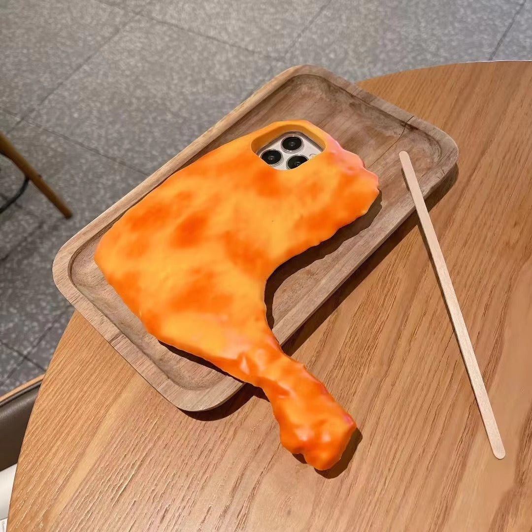 Premium Apple iPhone Case, MagSafe Compatible, Camera Lens and Screen Protection, Ultra Thin, Shockproof, Magnetic, Full All Around Protection, Grilled Chicken Leg Cover