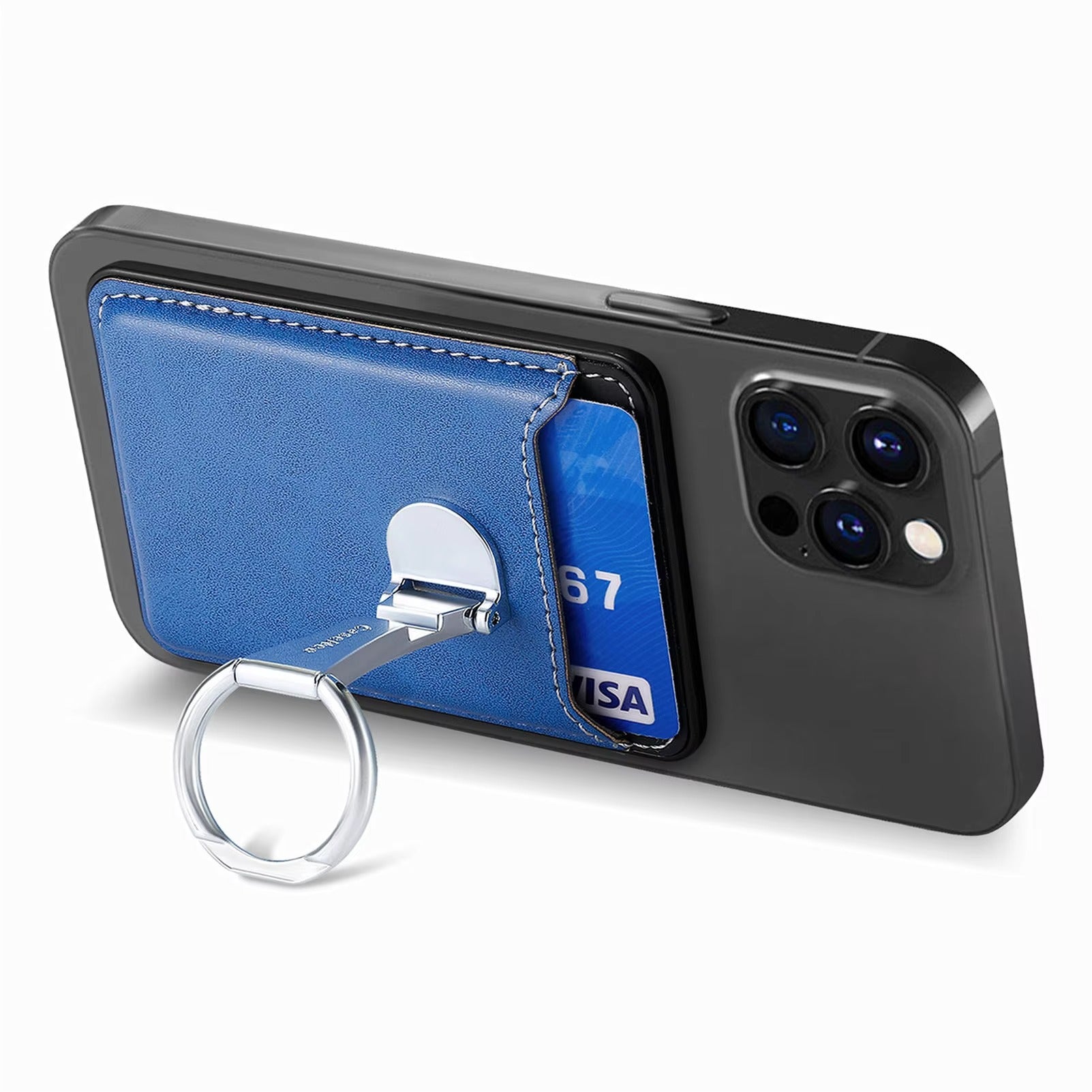 Premium Magnetic Wallet Case for Apple MagSafe – Strong Attraction, Multiple Card Slots, Stand Function for Smartphones