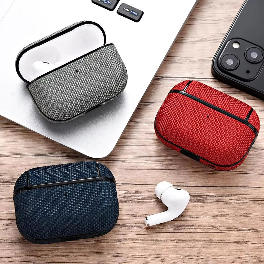 High-Quality Waterproof Nylon Case for AirPods Pro 1/2/3, USB-C Charging, Shockproof Protective Pouch for 4th Gen Wireless Earbuds and Headphones