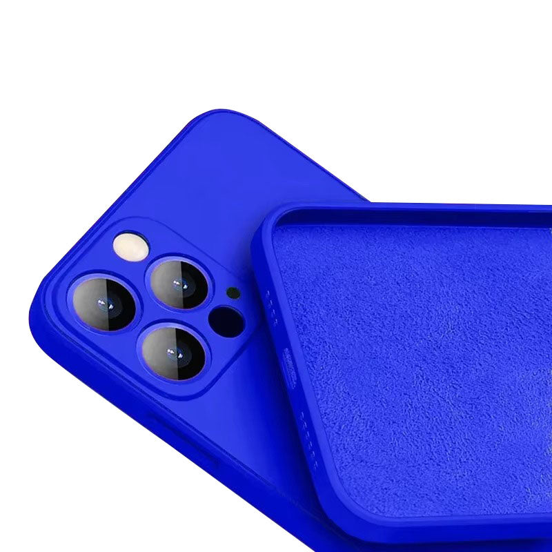 High Quality Apple iPhone Case, MagSafe Compatible, Camera Lens & Screen Protection, Ultra Thin, Shockproof, Magnetic Full All Around Cover – Soft Silicone Solid Color Case with Antiskid Grip & Protective Finish