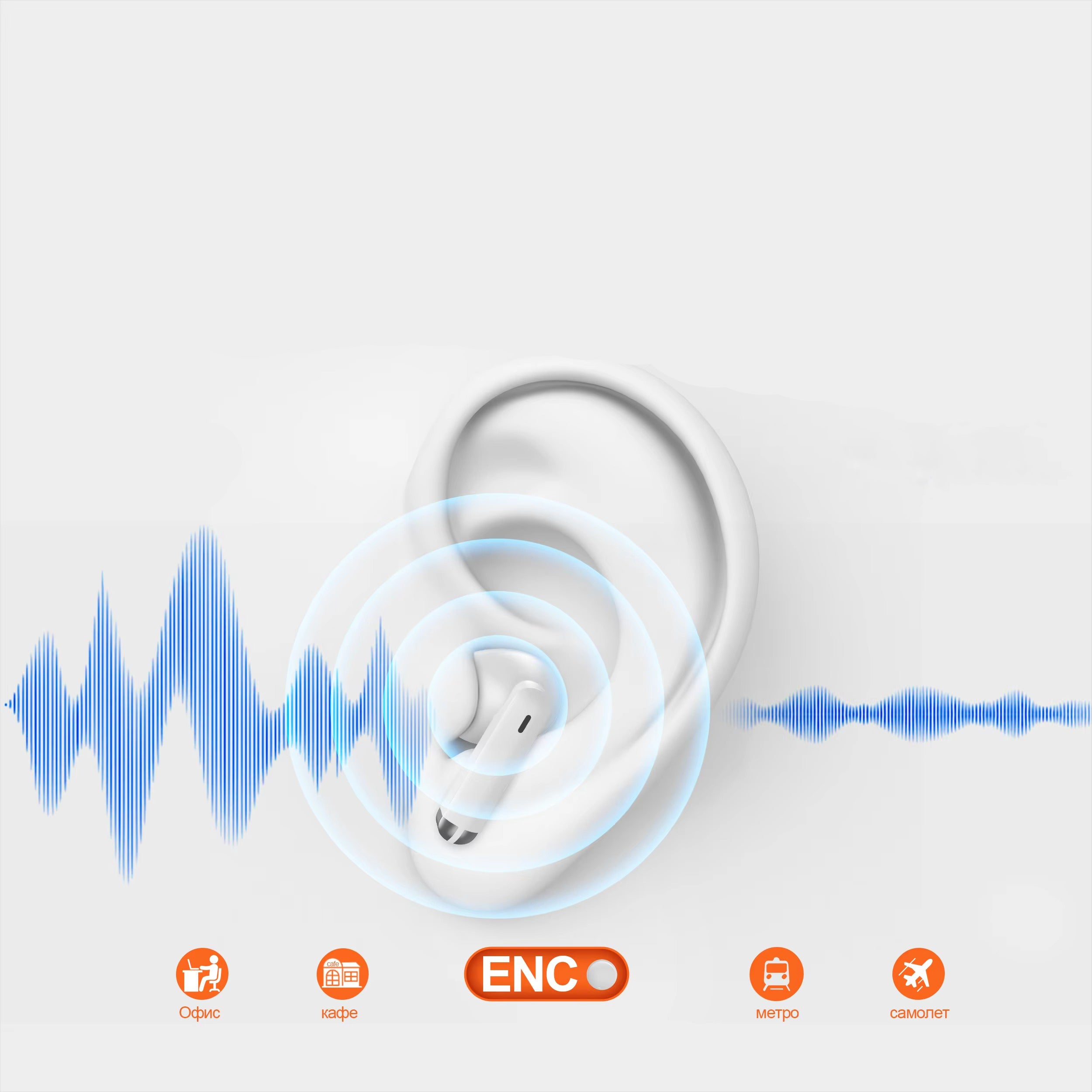 High Quality, TWS Bluetooth 5.3 Earbuds, Waterproof, Gaming Headphones with HD Microphone, 13mm Drivers, for Apple iPhone