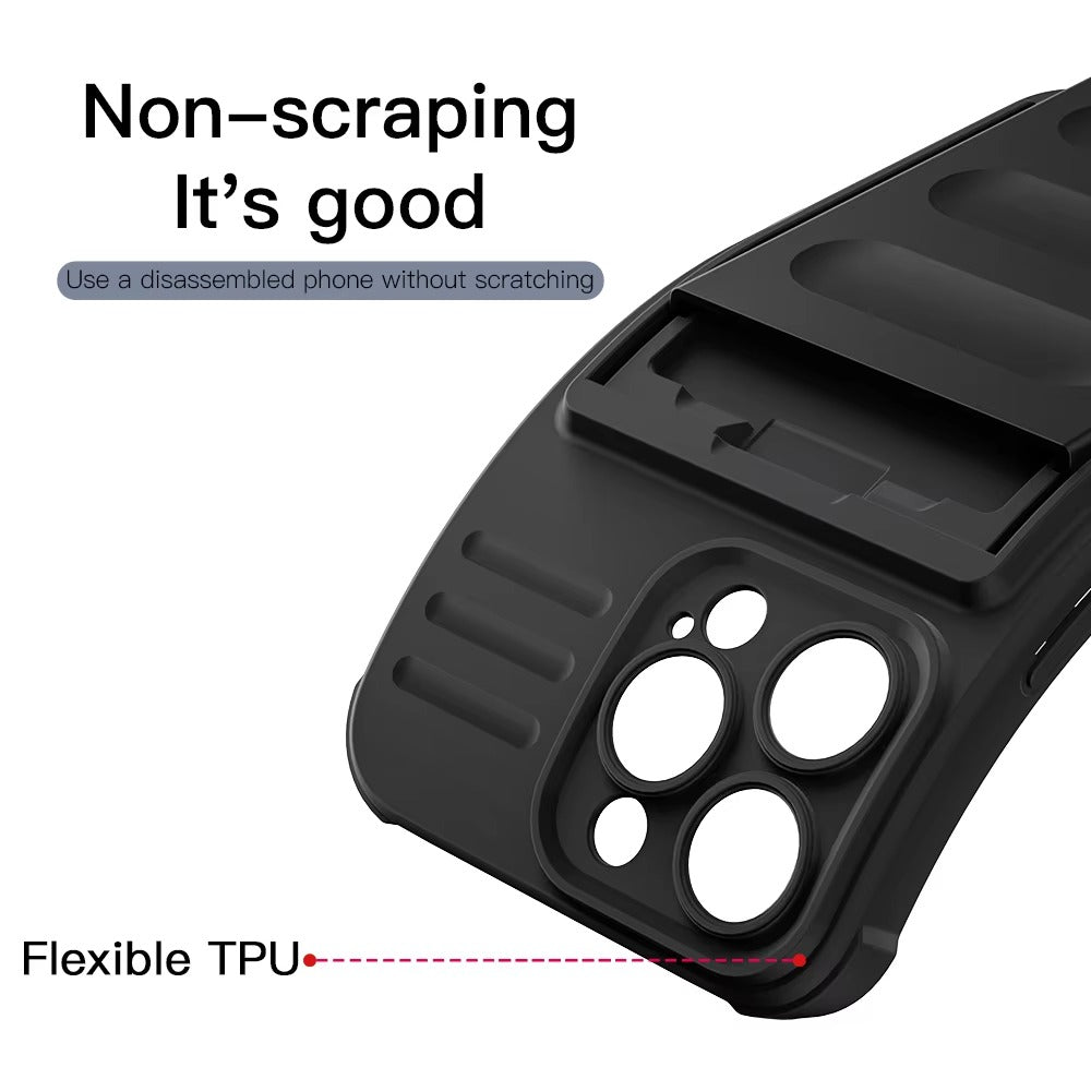 Robust Apple iPhone Case, MagSafe Compatible, Camera Lens and Screen Protection, Ultra Thin, Shockproof, Magnetic, Full All Around Protection, Slide Card Armor Cover