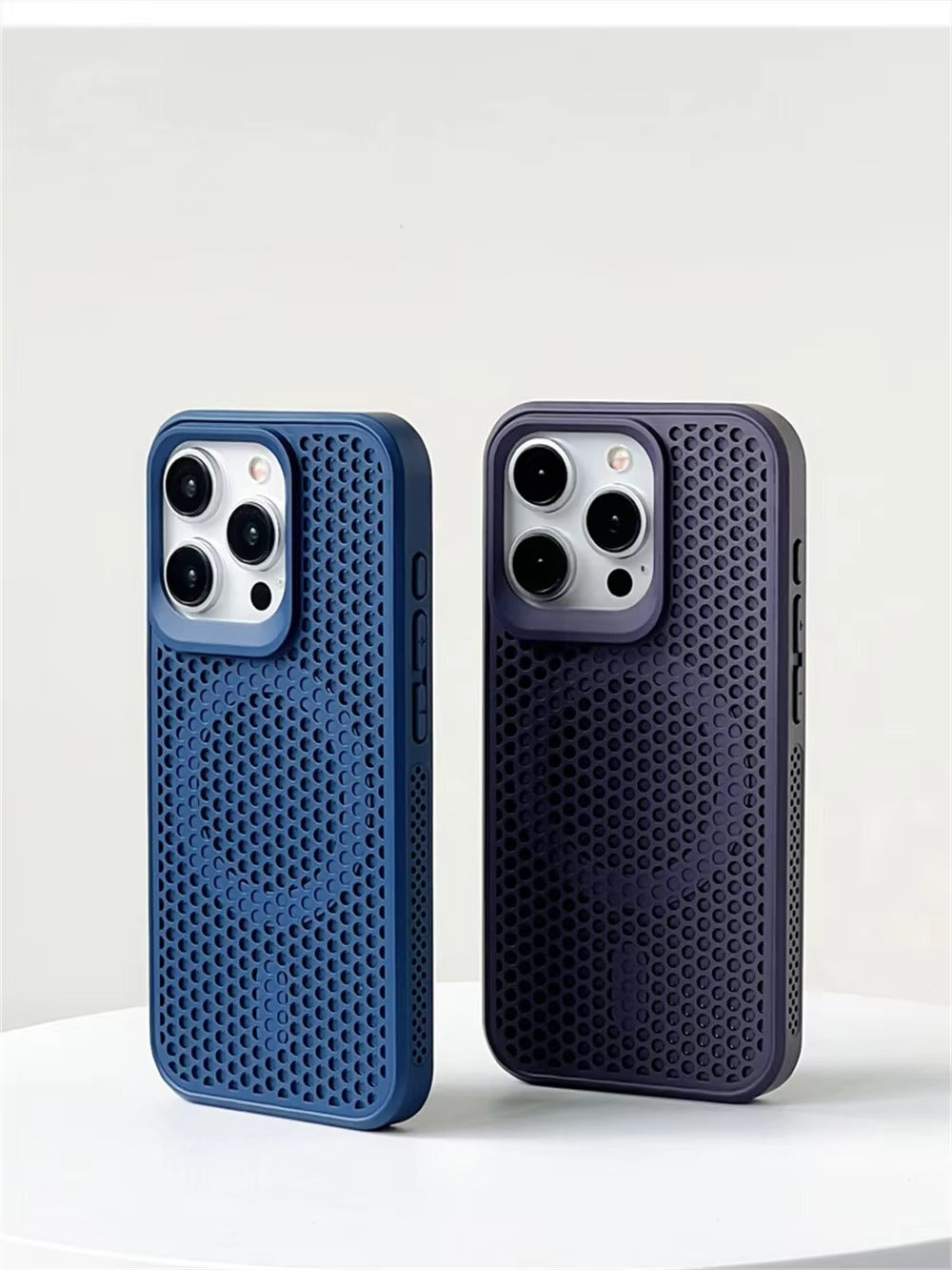 Luxury Apple iPhone Case, MagSafe Compatible, Camera Lens & Screen Protection, Ultra Thin, Shockproof, Magnetic Full All Around Cover – Matte Hard PC Case with Heat Dissipation Holes & Wireless Charging Support