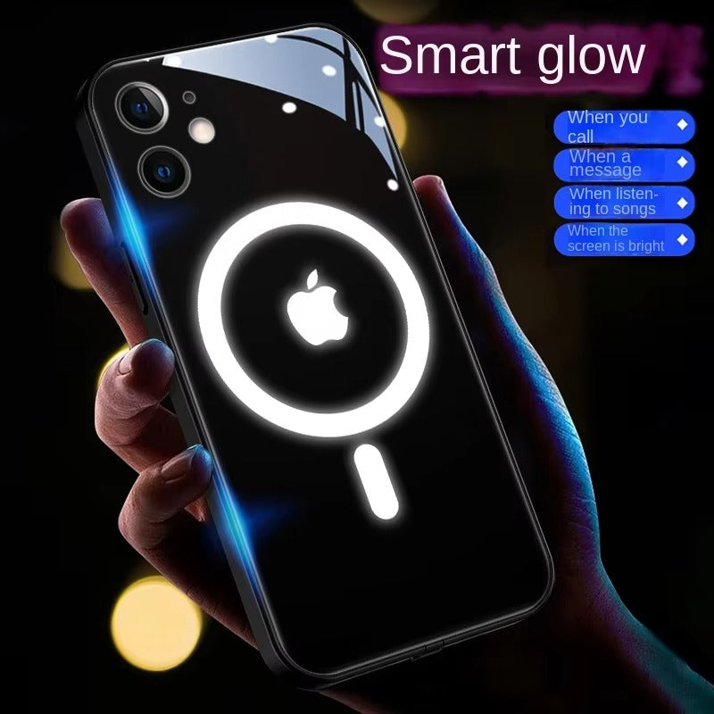 Premium Apple iPhone Case, MagSafe Compatible, Camera Lens and Screen Protection, Ultra Thin, Shockproof, Magnetic, Full All Around Protection, Flash Call LED Cover